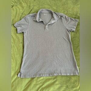 GAP Men's Classic Polo Shirt Gray Size Small Pre Owned